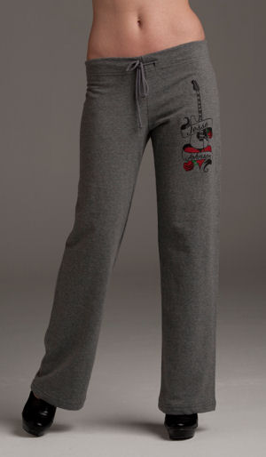 Women’s Grey 100% Cotton Sweat Pants